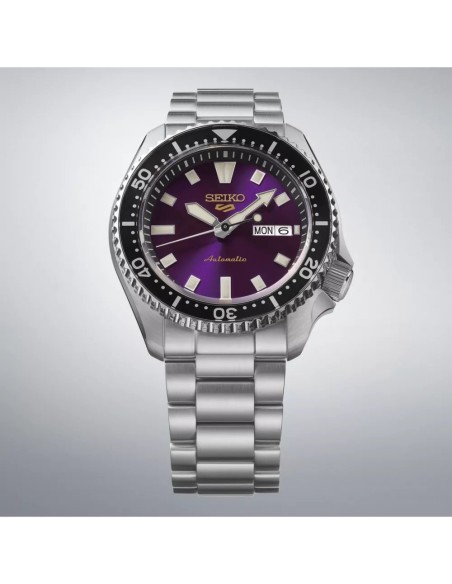 automático hombre Seiko 5 Sports SKX HDB003J Edo Murasaki Purple 145th Anniversary Limited